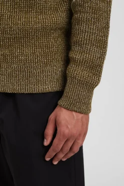 Norse Projects KNITWEAR>Hagen Wool Cotton Rib Full Zip Jacket