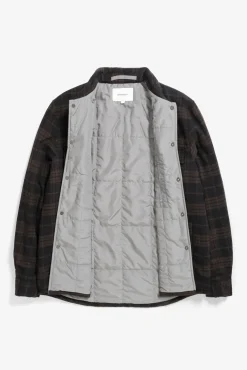 Norse Projects OVERSHIRTS>Hjalmer Insulated Wool Check Overshirt