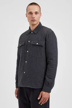 Norse Projects OVERSHIRTS>Hjalmer Insulated Wool Overshirt