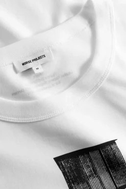 Norse Projects T-SHIRTS>Holger Organic Interlock Tower Print T-Shirt