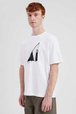 Norse Projects T-SHIRTS>Holger Organic Interlock Hide Print T-Shirt
