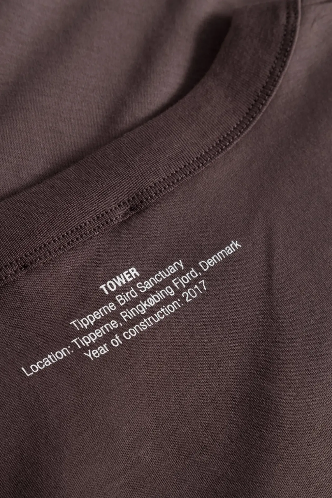 Norse Projects T-SHIRTS>Holger Organic Interlock Tower Print T-Shirt