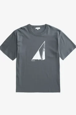 Norse Projects T-SHIRTS>Holger Organic Interlock Hide Print T-Shirt