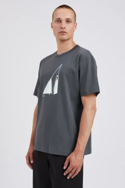 Norse Projects T-SHIRTS>Holger Organic Interlock Hide Print T-Shirt