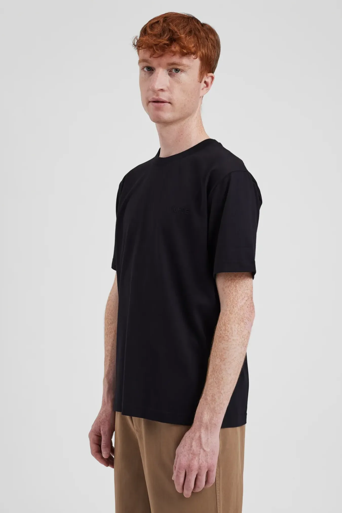 Norse Projects T-SHIRTS>Johannes Organic NORSE Logo T-shirt