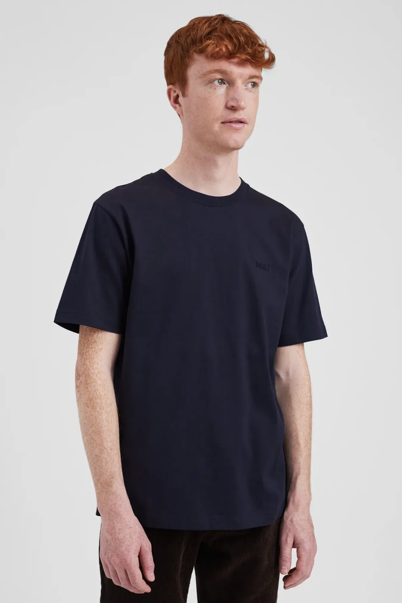 Norse Projects T-SHIRTS>Johannes Organic NORSE Logo T-shirt