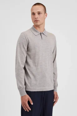 Norse Projects KNITWEAR>Jon Tech Merino LS Polo