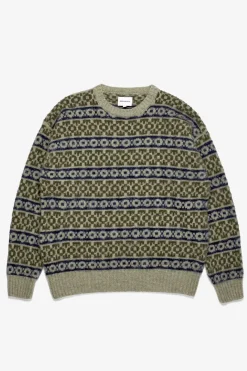 Norse Projects KNITWEAR>Jonas Scottish Lambswool Fair Isle Sweater