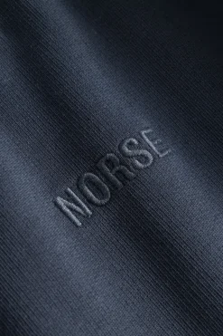 Norse Projects SWEATSHIRTS>Ketel Relaxed Organic NORSE Logo Half Zip
