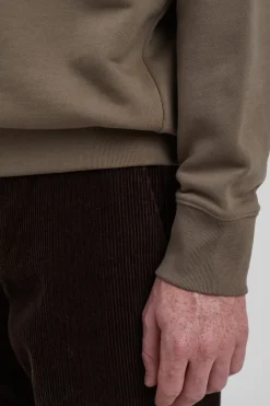 Norse Projects SWEATSHIRTS>Ketel Relaxed Organic NORSE Logo Half Zip