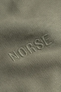 Norse Projects SWEATSHIRTS>Ketel Relaxed Organic NORSE Logo Half Zip