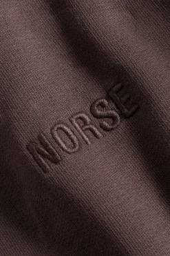 Norse Projects SWEATSHIRTS>Ketel Relaxed Organic NORSE Logo Half Zip