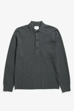 Norse Projects KNITWEAR>Kian Merino Cotton Milano Polo