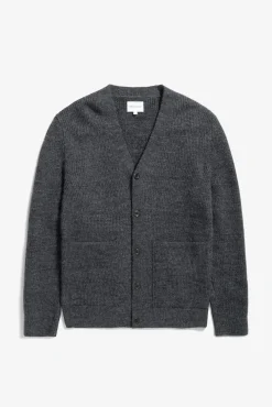 Norse Projects KNITWEAR>Loki Wool Cotton Rib Cardigan