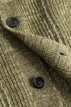 Norse Projects KNITWEAR>Loki Wool Cotton Rib Cardigan