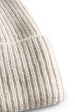 Norse Projects BEANIES>Merino Lambswool Rib N Logo Beanie