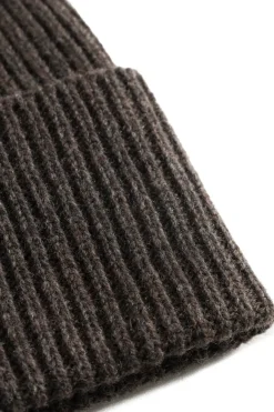 Norse Projects BEANIES>Merino Lambswool Rib N Logo Beanie