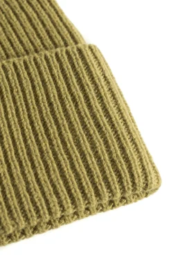 Norse Projects BEANIES>Merino Lambswool Rib N Logo Beanie