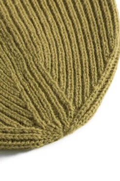 Norse Projects BEANIES>Merino Lambswool Rib N Logo Beanie