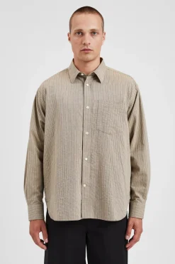 Norse Projects SHIRTING>Mo Oversized Striped Shirt