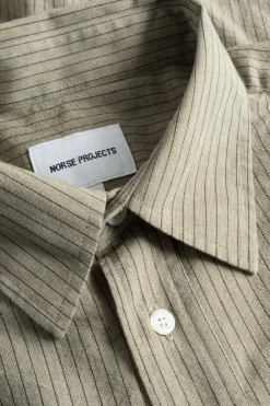 Norse Projects SHIRTING>Mo Oversized Striped Shirt