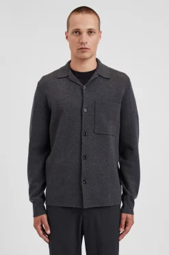 Norse Projects KNITWEAR>Nicolai Merino Cotton Milano Jacket