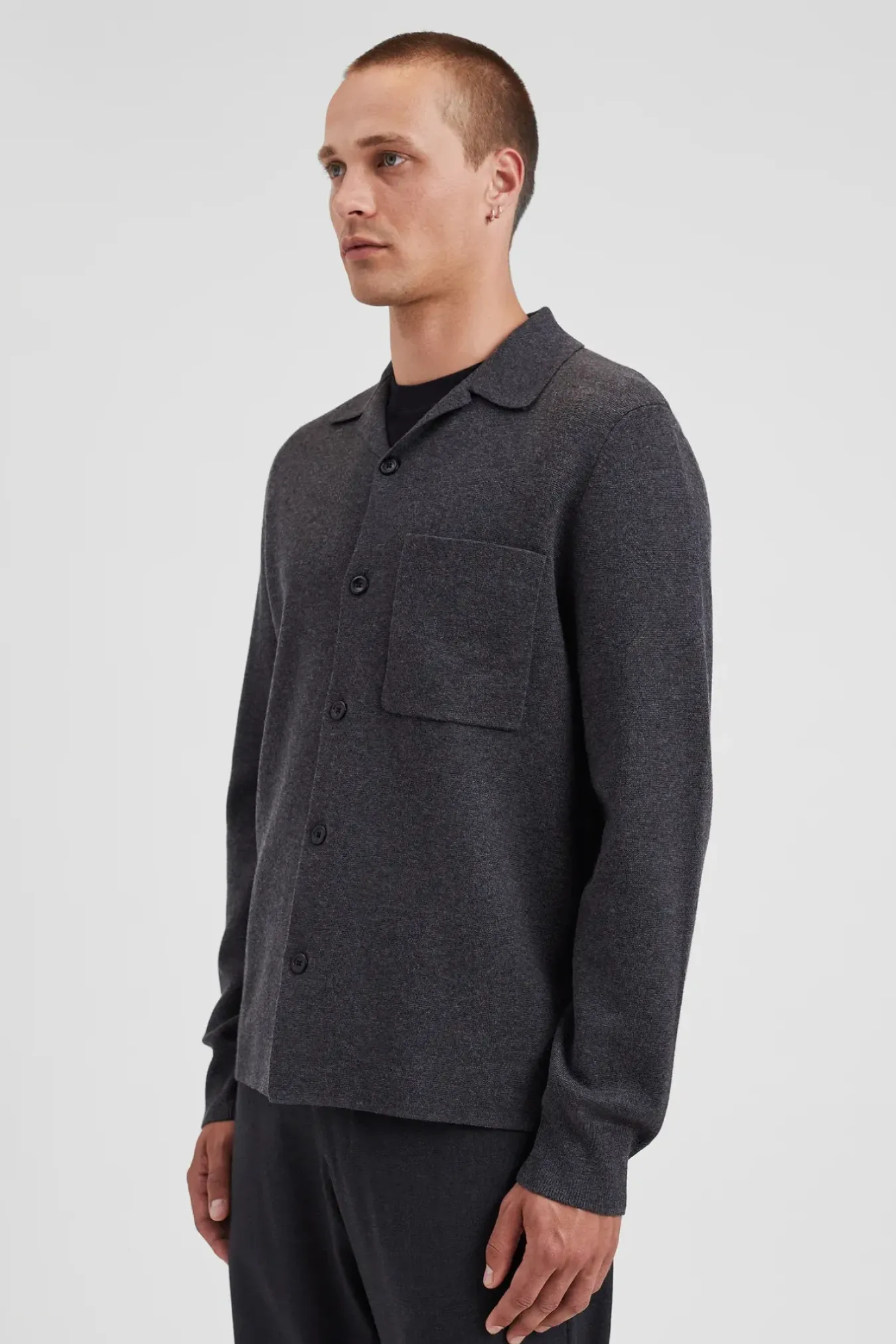 Norse Projects KNITWEAR>Nicolai Merino Cotton Milano Jacket