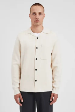 Norse Projects KNITWEAR>Nicolai Merino Cotton Milano Jacket