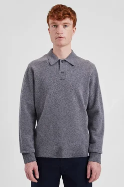 Norse Projects KNITWEAR>Norse Standard Merino Lambswool Polo