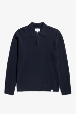 Norse Projects KNITWEAR>Norse Standard Merino Lambswool Polo