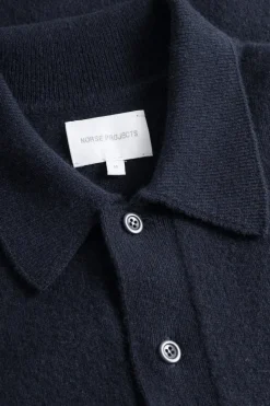 Norse Projects KNITWEAR>Norse Standard Merino Lambswool Polo