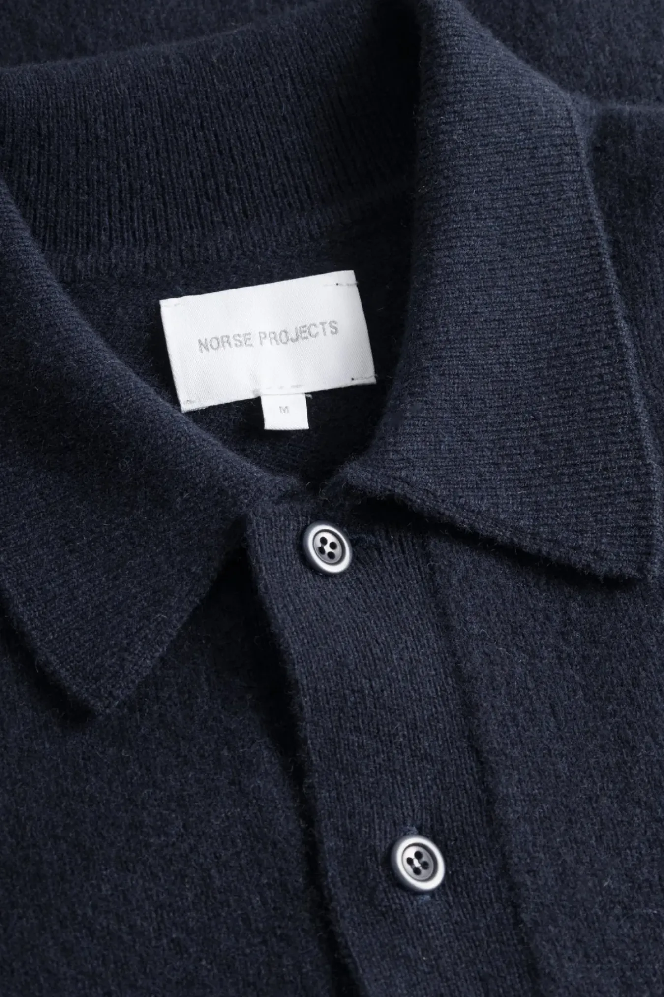 Norse Projects KNITWEAR>Norse Standard Merino Lambswool Polo