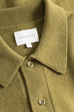 Norse Projects KNITWEAR>Norse Standard Merino Lambswool Polo
