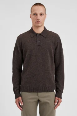 Norse Projects KNITWEAR>Norse Standard Merino Lambswool Polo