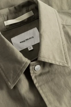 Norse Projects OVERSHIRTS>Pelle Fine Broken Twill Overshirt