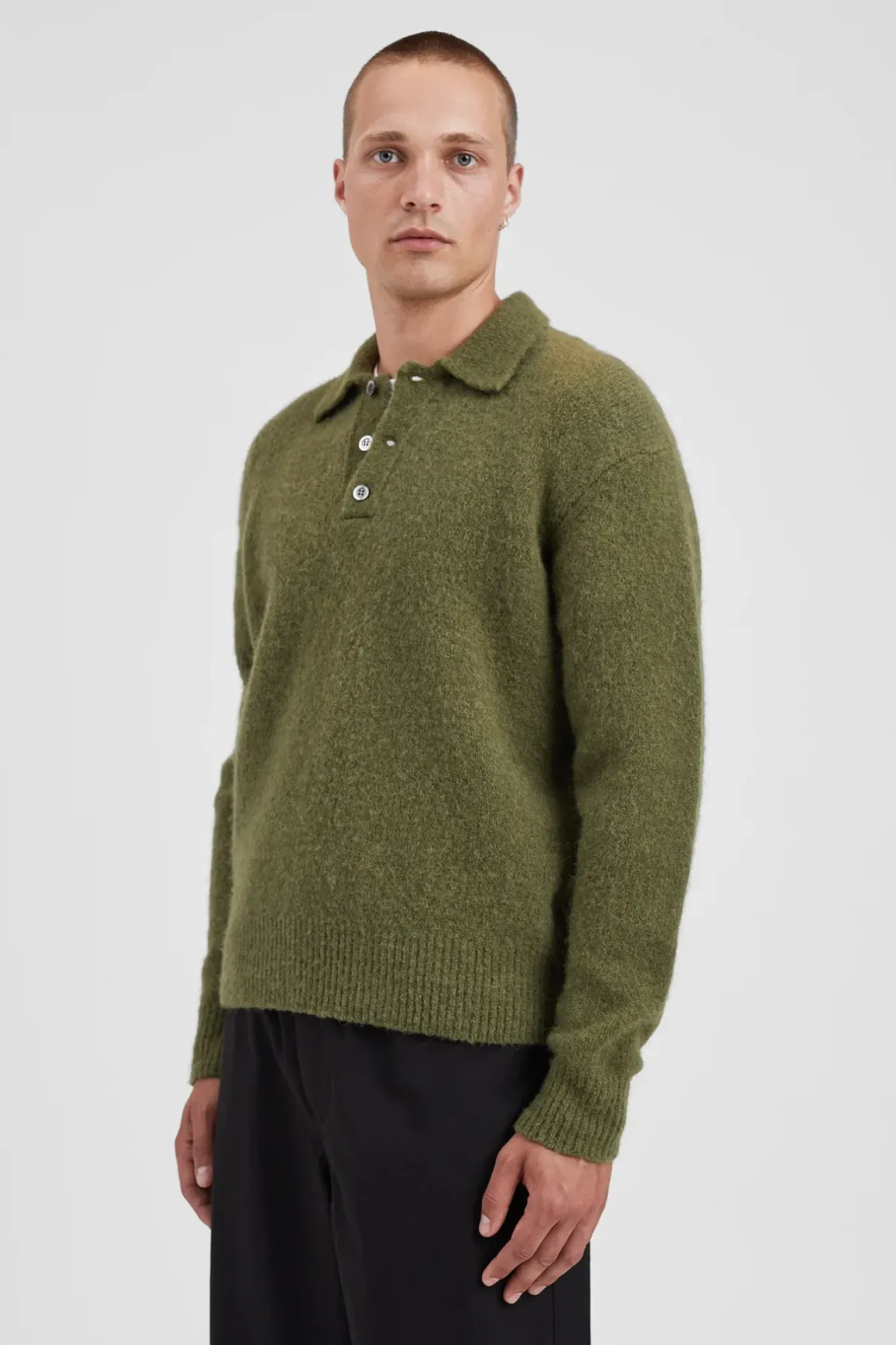 Norse Projects KNITWEAR>Rasmus Relaxed Brushed Polo