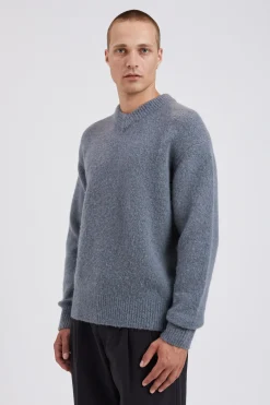 Norse Projects KNITWEAR>Rasmus Relaxed Brushed V-Neck Sweater