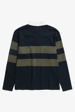 Norse Projects SWEATSHIRTS>Ruben Brushed Stripe LS Polo