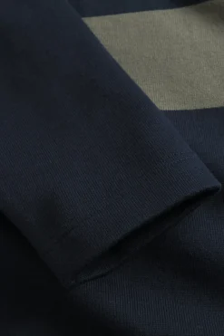 Norse Projects SWEATSHIRTS>Ruben Brushed Stripe LS Polo