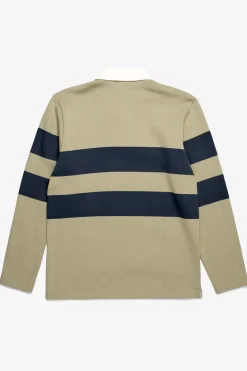 Norse Projects SWEATSHIRTS>Ruben Brushed Stripe LS Polo