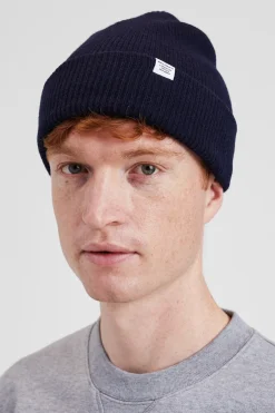 Norse Projects BEANIES>Wool Cotton Rib Beanie